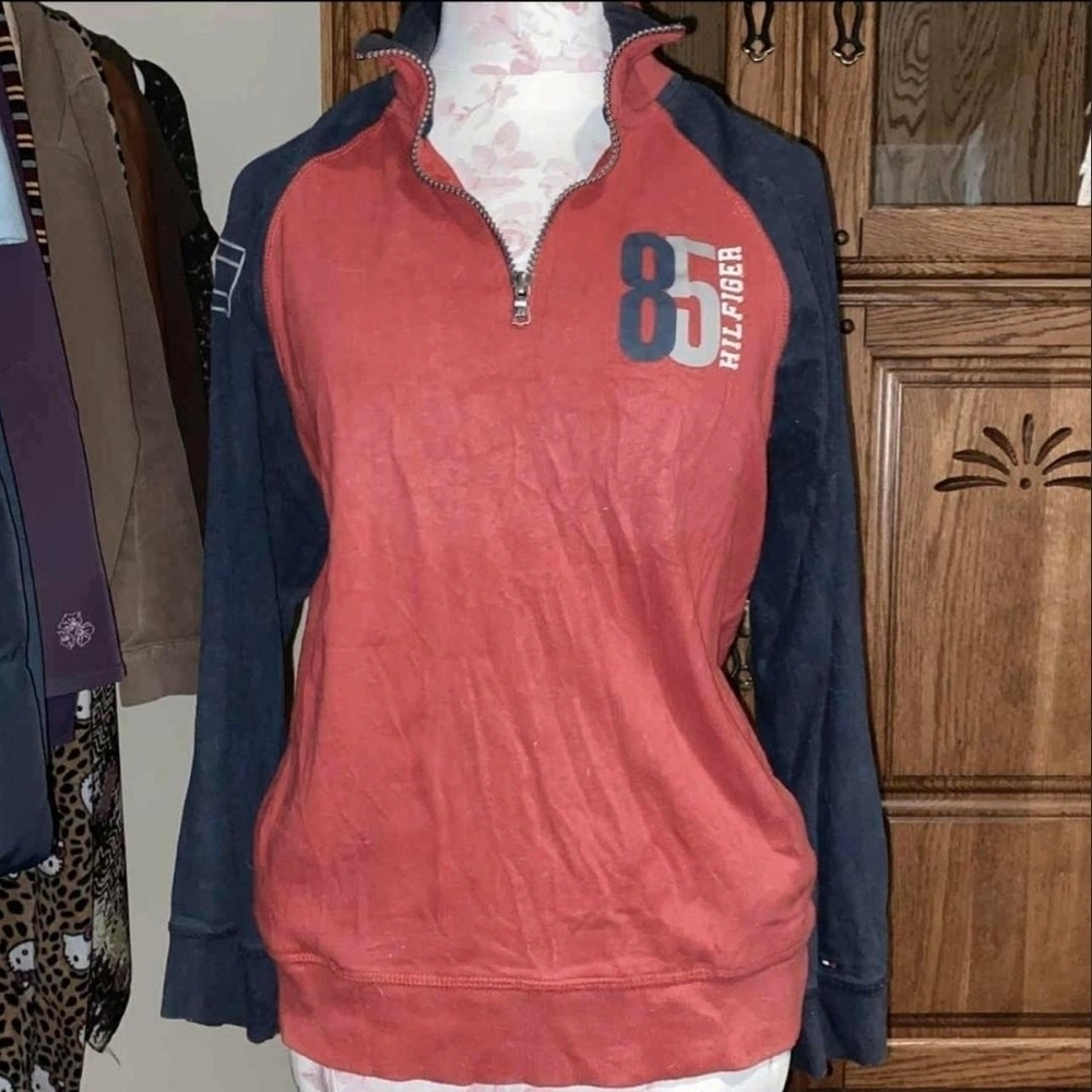Tommy Hilfiger Red and Black Apparel